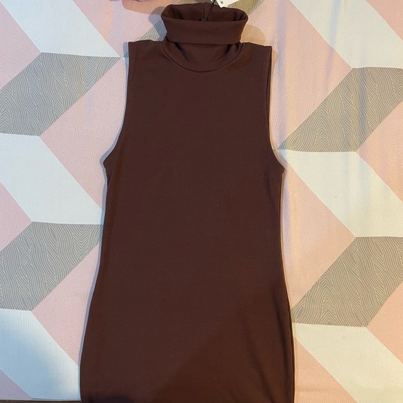Zara Brown Mini Dress - Picture 9 of 11